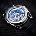De Bethune dévoile la « DB28 Steel Wheels Sapphire Tourbillon», lors des Geneva Watch Days