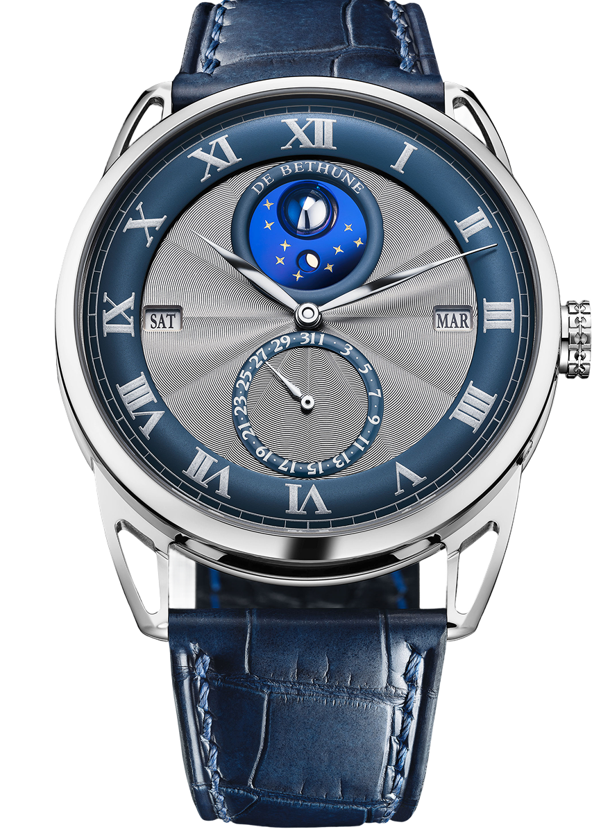 BLUE MOON  Moon Phase Starry Sky - De Bethune